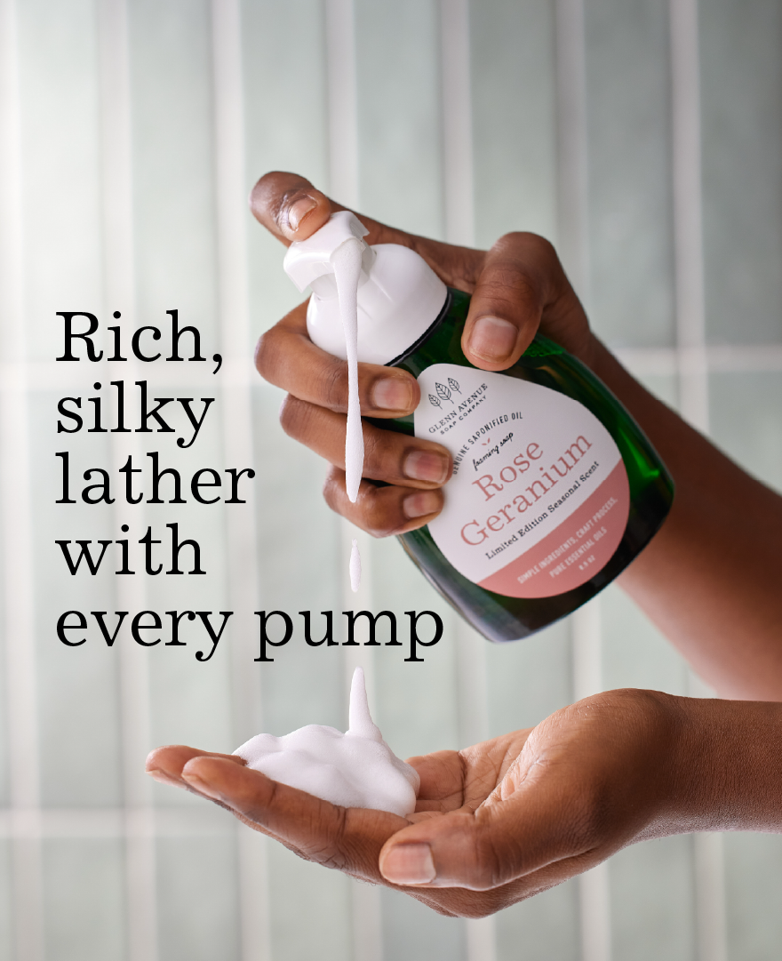 Rose Geranium Foaming Hand Soap